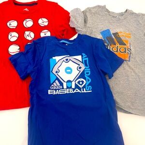Adidas baseball tshirts lot 3